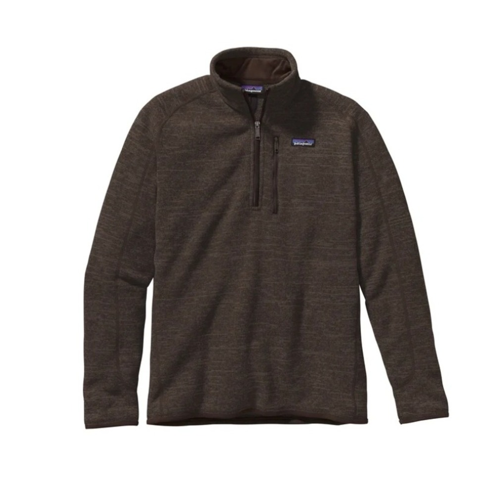 Patagonia Better Sweater 1/4-Zip Pullover Fleece Jacket 25522 Dark Walnut Large